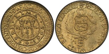 1965 5C 400th Ann Lima Mint KM-290 MS66