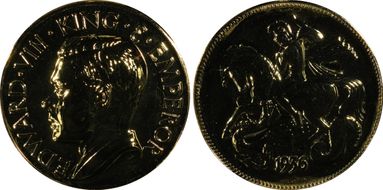 "1936" Medal FM119b Edward VIII PR67