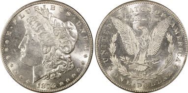 1878-S $1 MS62