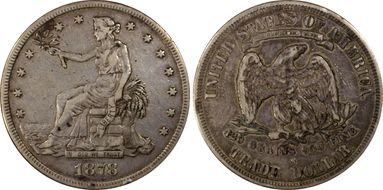 1878-S T$1 Trade VF30