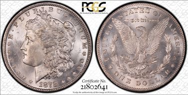 1878 7/8TF $1 Strong, VAM 41, 7/7 MS65