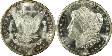 1884-CC $1 MS64PL