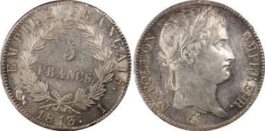 1813-I 5 Fr Gad-584 AU58