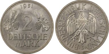 1951-D 2 Mk J-386 MS65