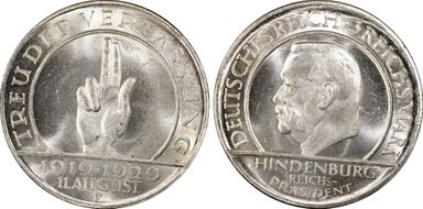 1929-F 3 Mk Constitution J-340 MS65