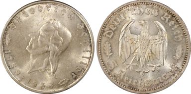 1934-F 5 Mk Schiller J-359 MS65