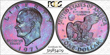 1971-S $1 Silver PR67CAM