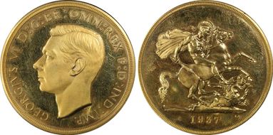 1937 £5 S-4074 PR63CAM