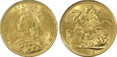 1889-S Sov S-3868B DISH S12 2nd Obverse MS63