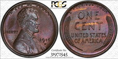 1916-D 1C MS64BN