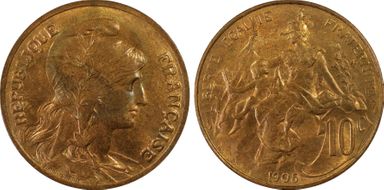 1905 10C Gad-277 F-136 MS65RB