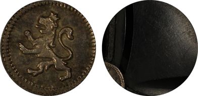 1799/8-Mo 1/4 R Calico-126 AU58