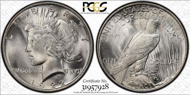 1922 $1 MS67