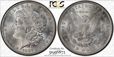 1887-O $1 MS65