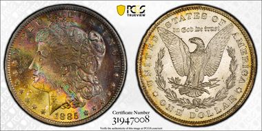 1885-O $1 MS65