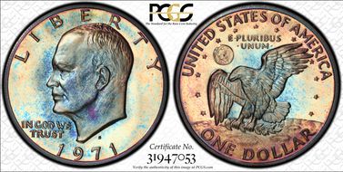 1971-S $1 Silver PR68DCAM