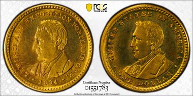 1904 G$1 Lewis and Clark MS64