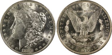 1882-O $1 MS62