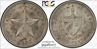 1920 20C KM-13.2 Ag AU55