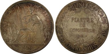 1926-A Piastre Lec-302 AU55