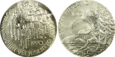 1990 P-M 100 Mar Disabled Veterans KM-67 MS68