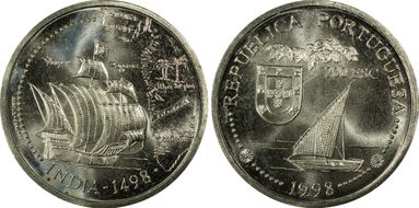 1998 200 Esc India 1498-Cu/Ni KM-712 MS67