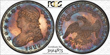 1829/7 50C O-101 MS66