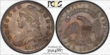 1834 50C O-110 MS66+