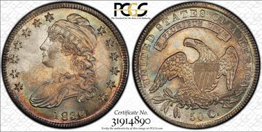 1836 50C O-113 MS66+