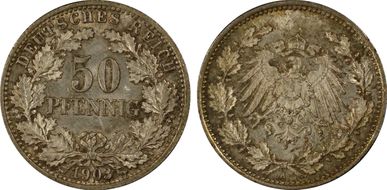 1903-A 50 Pfg J-15 MS65