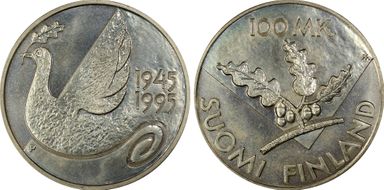 1995 P-M 100 Mar UN 50th Anniversary KM-81 MS67