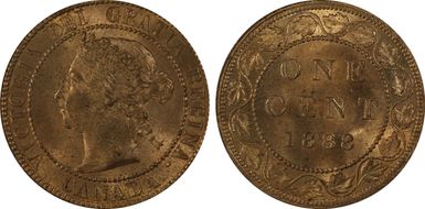 1888 1C Middle 8 Repunched w/ Bead Punch MS64RD