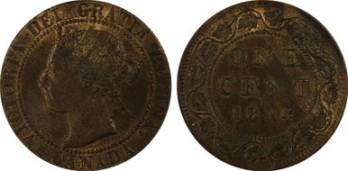 1894 1C Thick 4 MS62RB