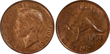 1951 Y. (p) 1D MS64RB