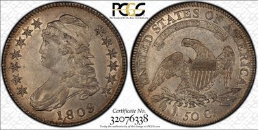 1809 50C Overton 102 XXX Edge AU55