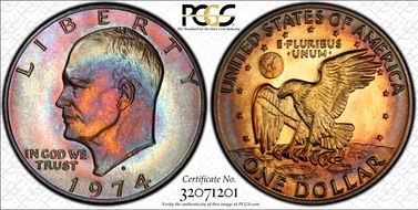 1974-S $1 Silver PR68CAM