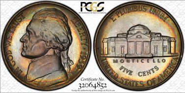 1939 5C Reverse of 1938 PR67