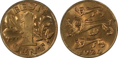 1929 Sent KM-10 MS64RD