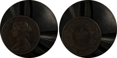 1862 1C VF35BN