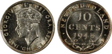 1945-C 10C MS63
