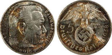 1938-A 5 Mk J-367 MS63