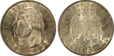 1933-F 2 Mk Luther J-352 MS64+