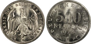 1923-F 500 Mk J-305 MS66