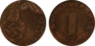 1938-E Pfg J-361 MS62RB