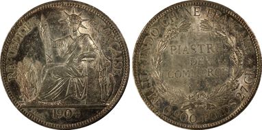 1904-A Piastre Lec-287 AU58