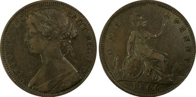 1866 1D S-3954 VF35BN