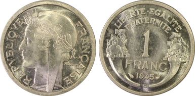 1945-B 1 Fr Gad-473a F-221 MS65