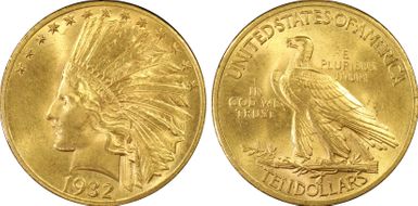 1932 $10 MS64