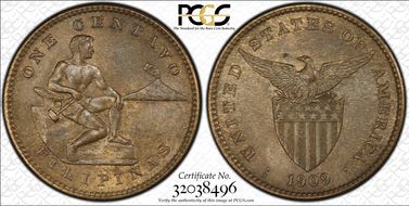 1909-S 1C Allen-2.07a DDO MS64BN