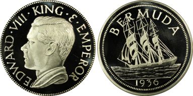 "1936" (1984) Medal FM23b Edward VIII Fantasy PE CuNi PR68DCAM